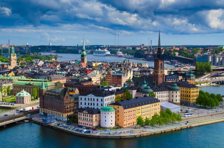 Stockholm's Old Town from above